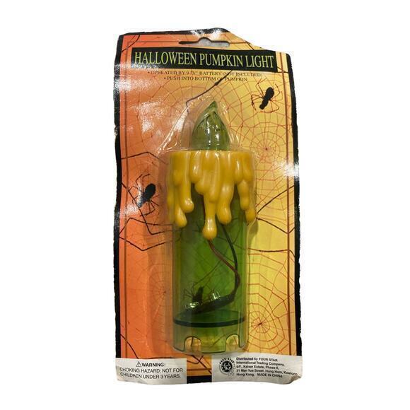 Vintage Halloween Pumpkin Spooky‎ Light Battery Operated LED Decoration NEW - Picture 1 of 7